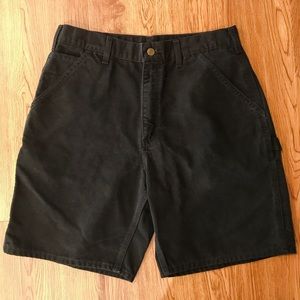 Men’s CARHARTT Black Denim Shorts